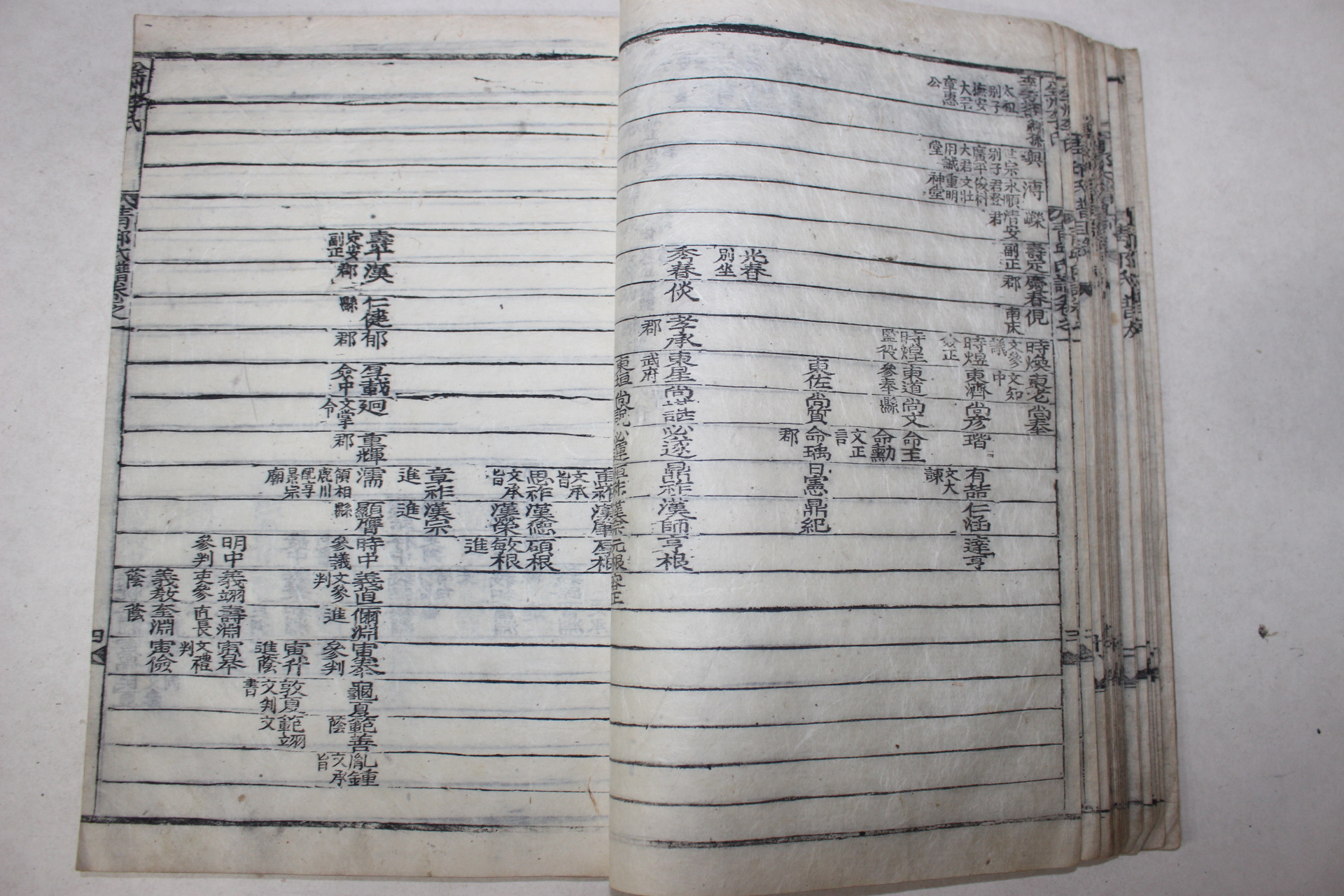 1926년 밀양간행 목판본 청구씨보(靑邱氏譜) 20책완질
