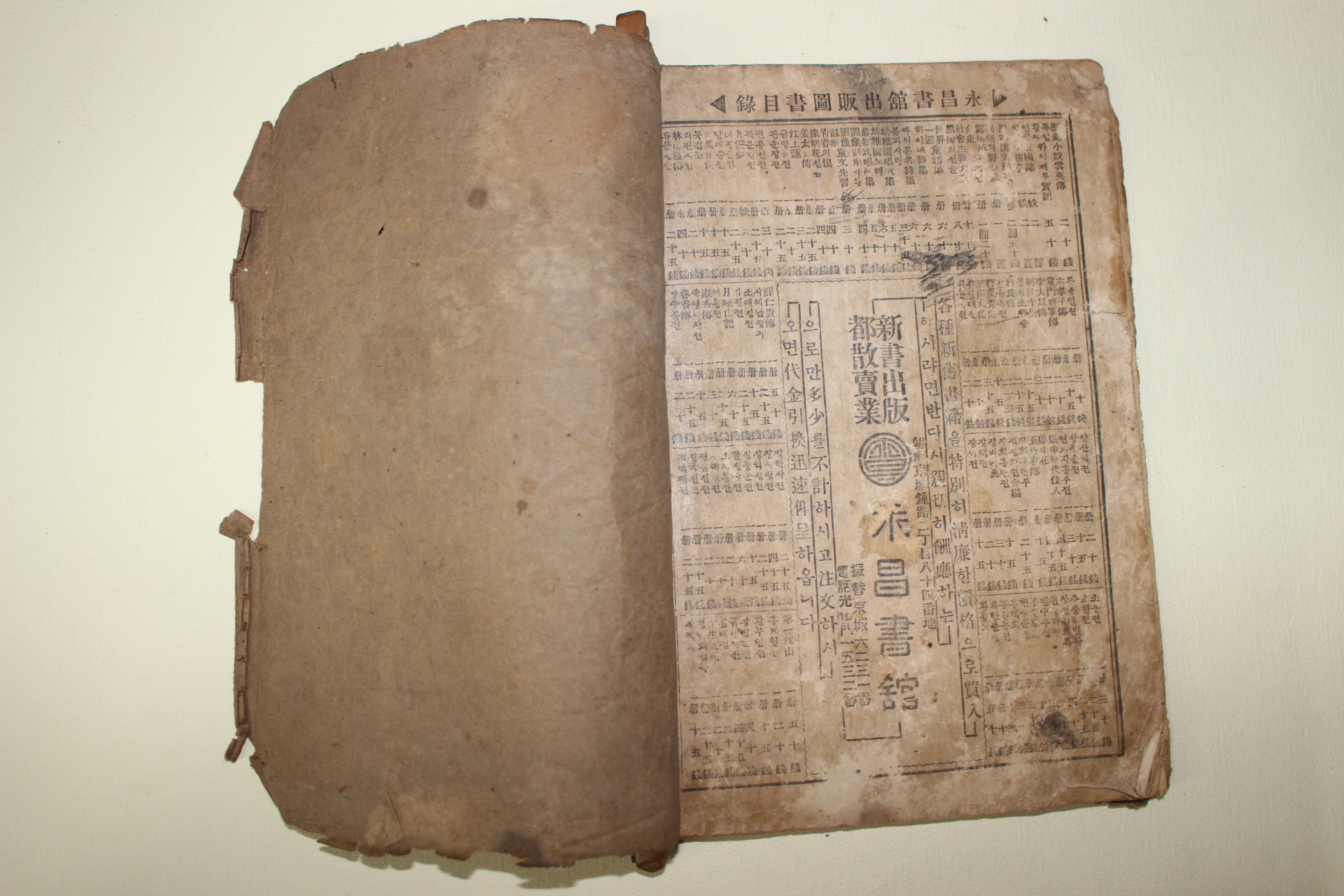 1925년 영창서관 토정비결 당년길흉보감