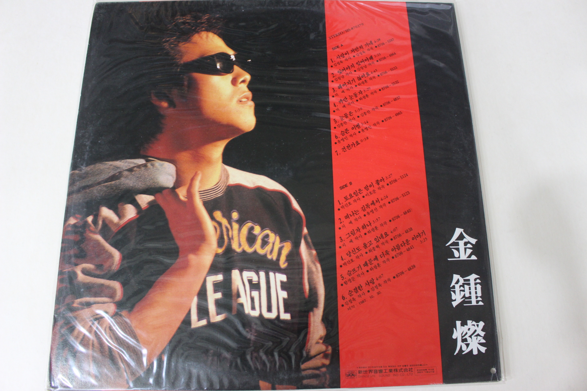 653-미개봉레코드판 1987년 김종찬
