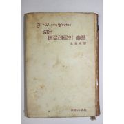 1967년 동서출판사 젊은 베르테르의 슬픔