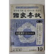 1985년 국가고시 창간10주년기념호