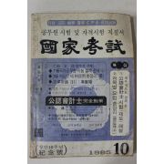 1985년 국가고시 창간10주년기념호