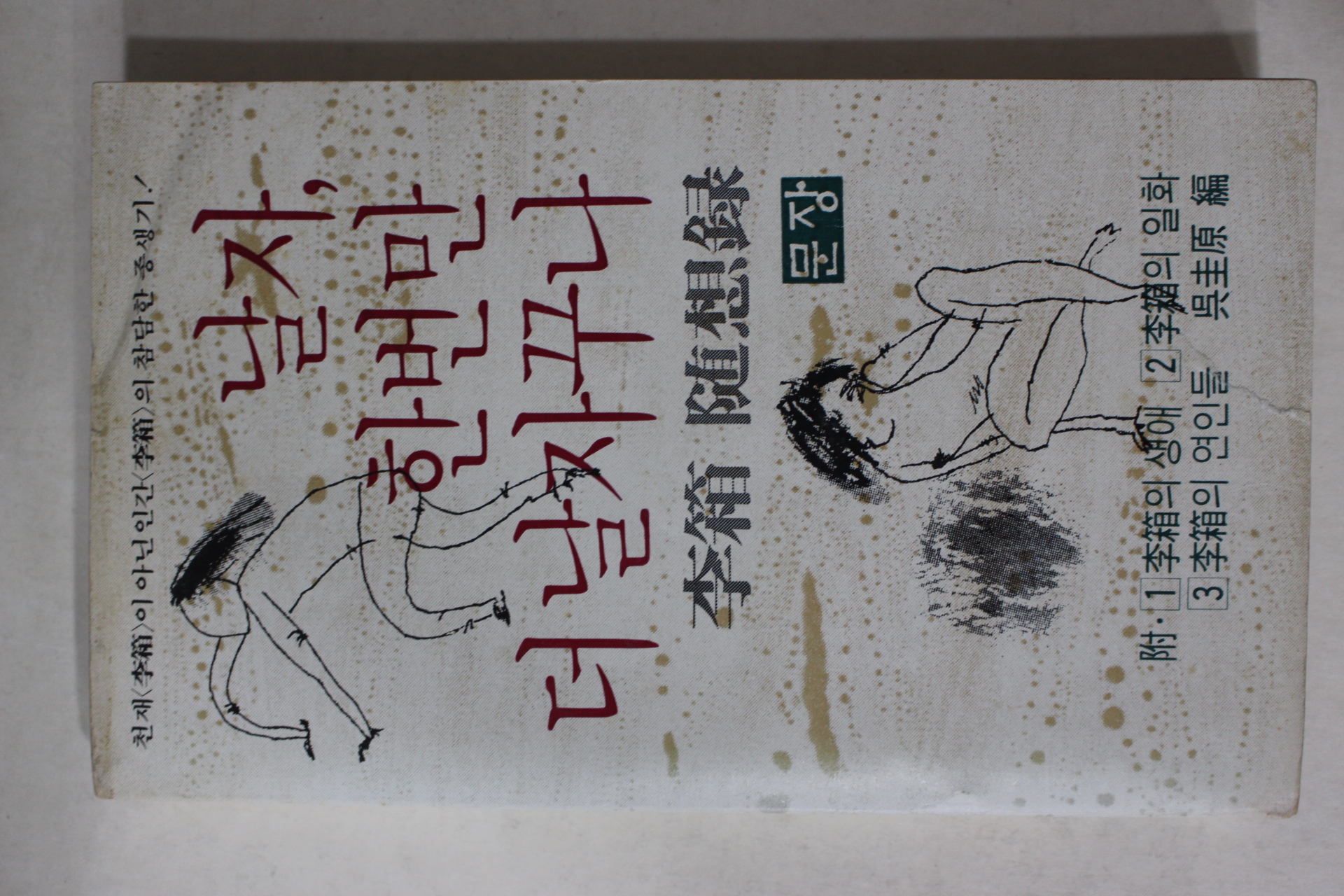 1980년 이상(李箱)隨想錄 날자 한번만 더 날자꾸나