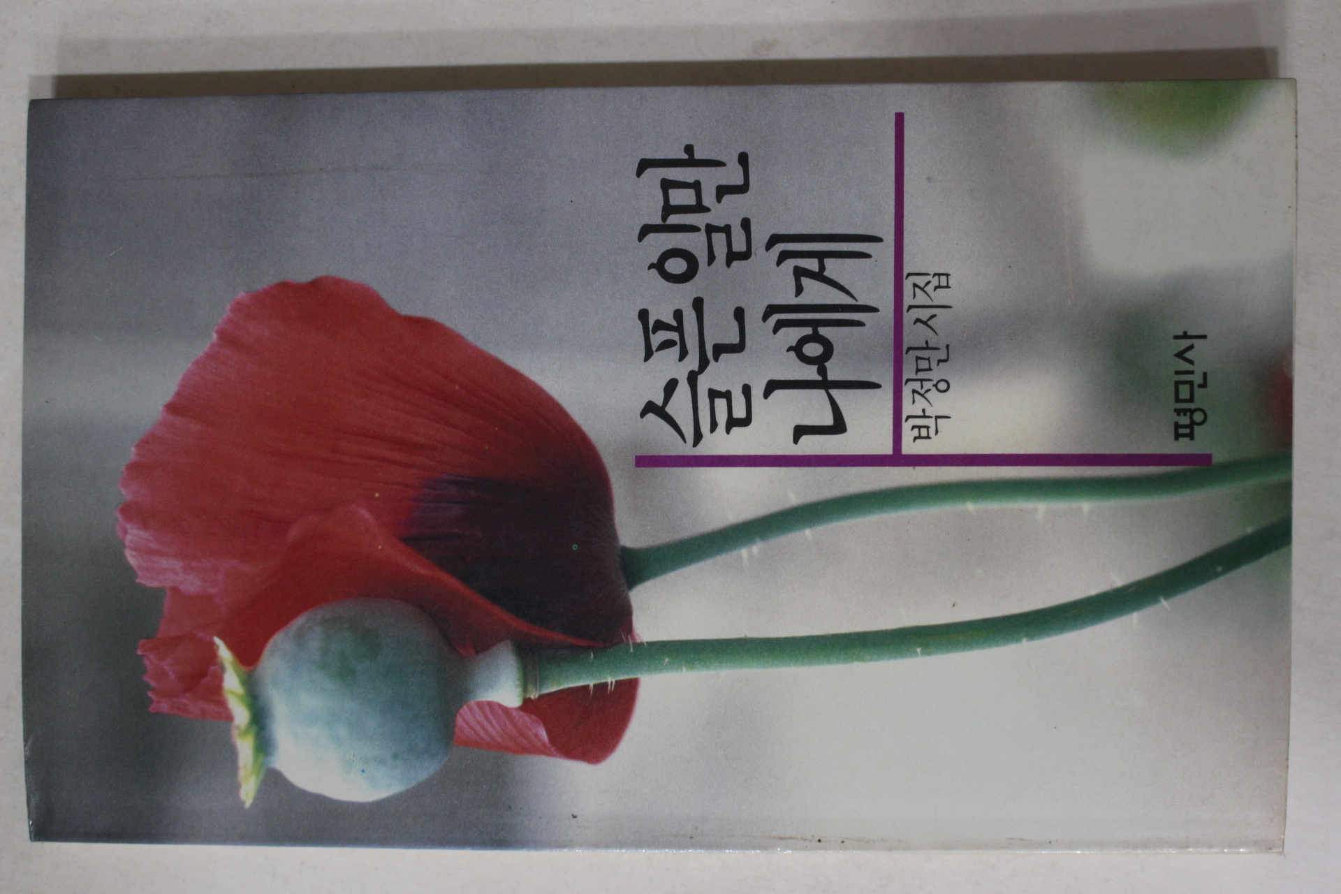 1988년초판 박정만 시집 슬픈 일만 나에게