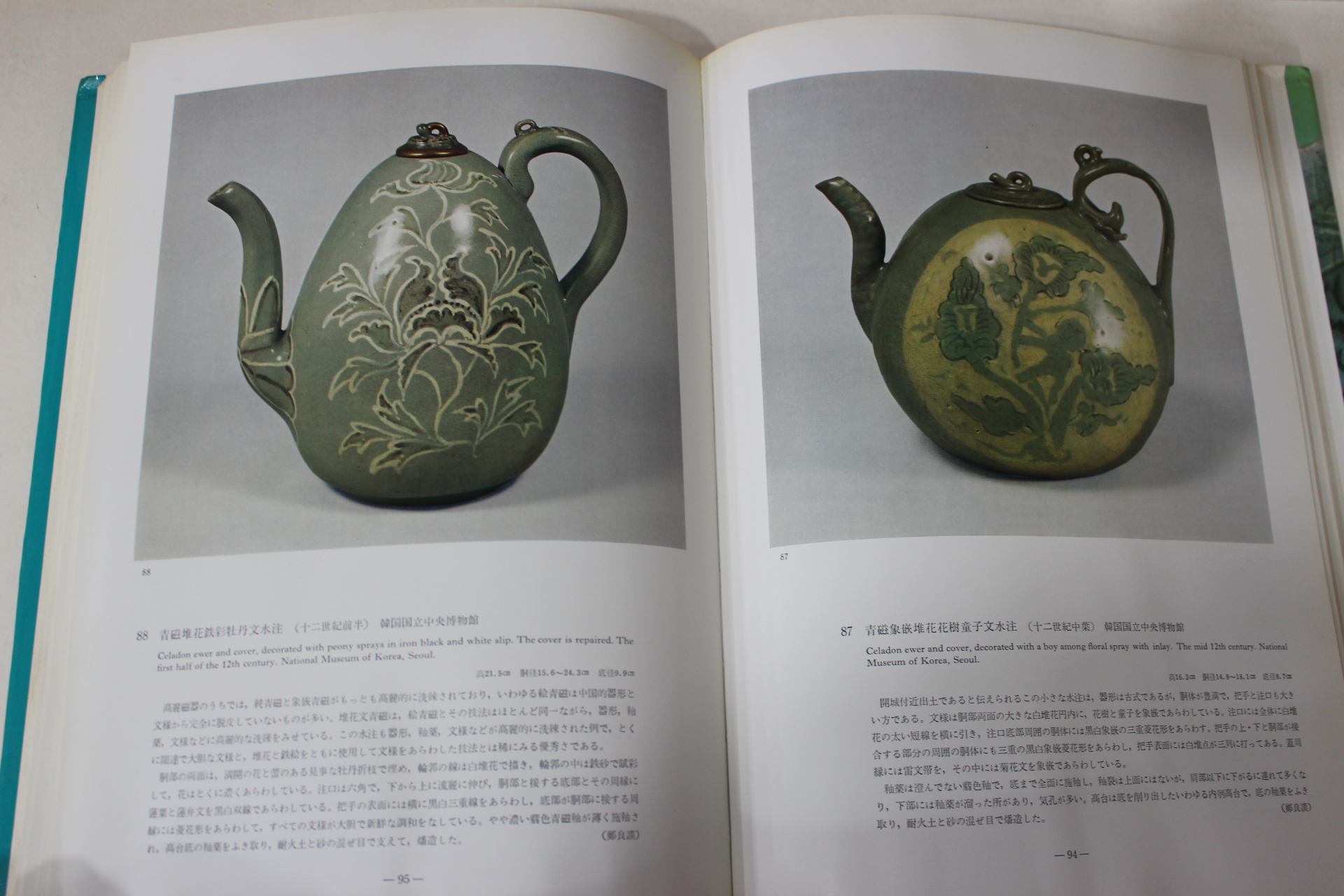 1980년(소화56년) 일본간행 세계도자전집 고려편