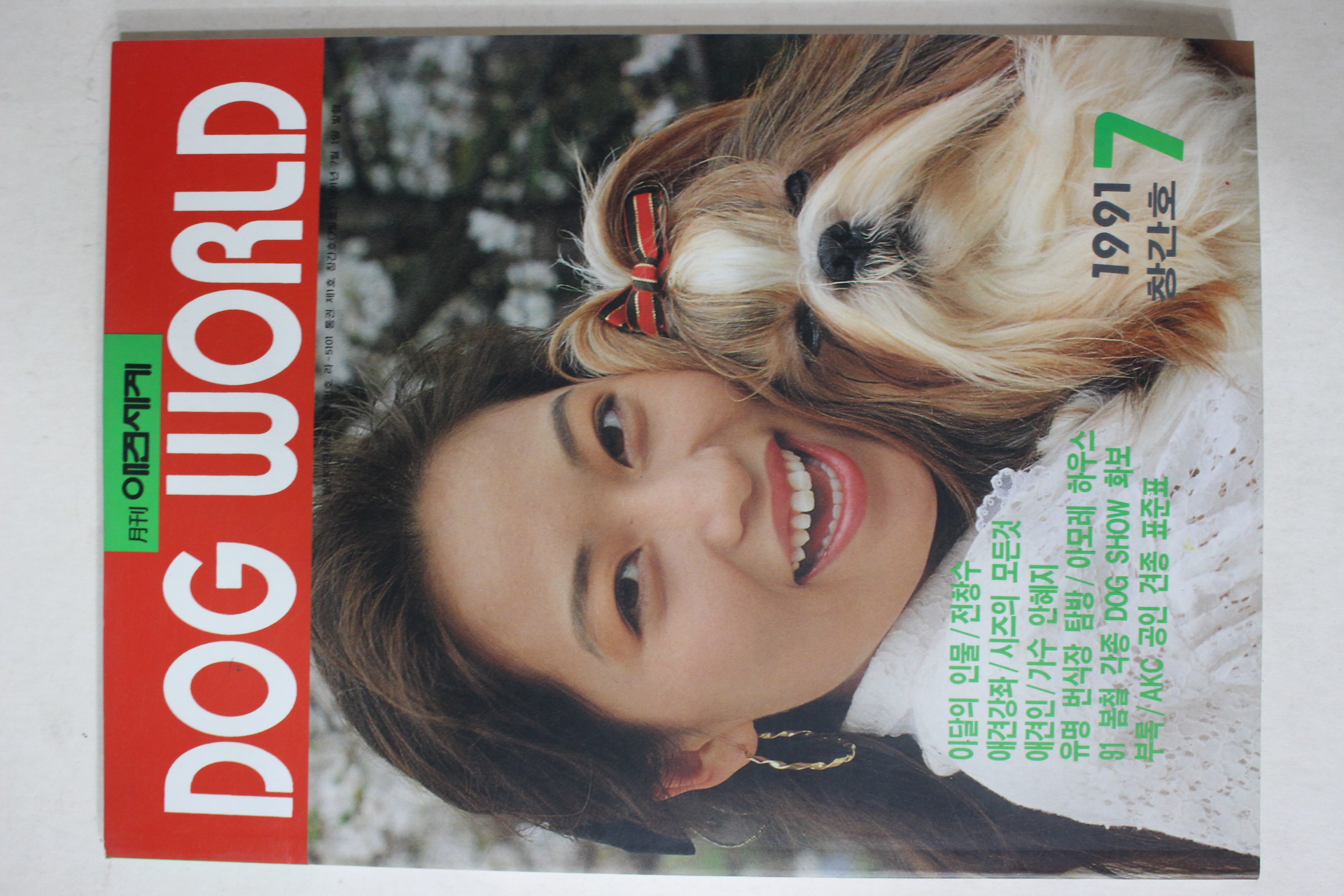 1991년 월간 애견세계 창간호