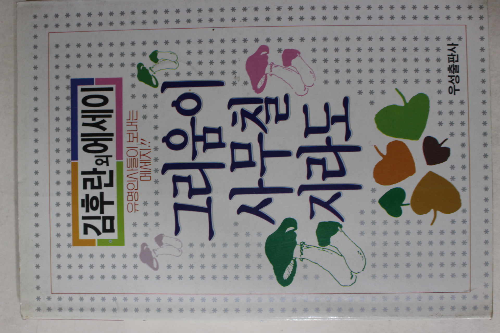 1989년초판 김후란외 에세이 그리움이 사무칠지라도