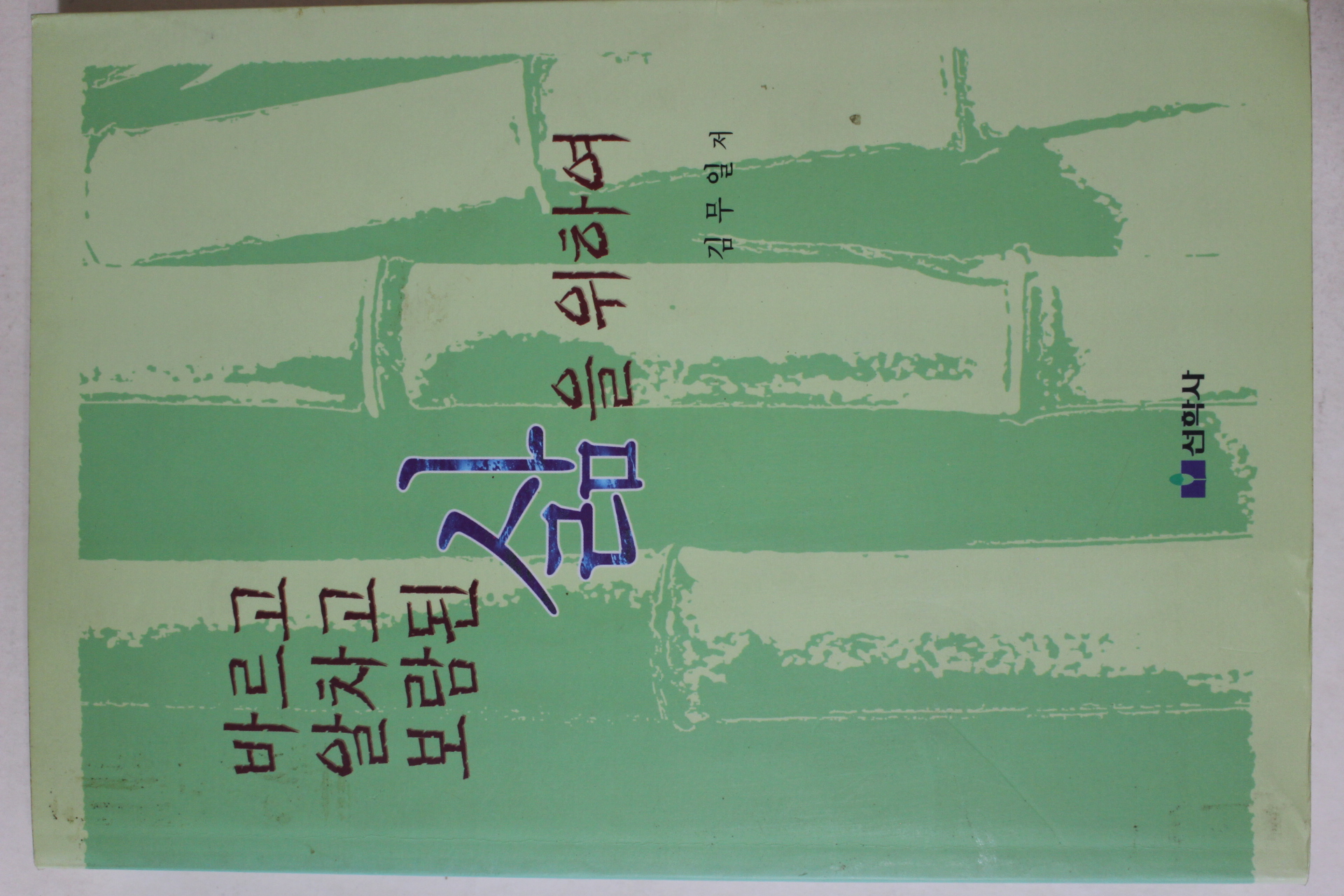 2003년초판2쇄 김무일 바르고 알차고 보람된 삶을 위하여