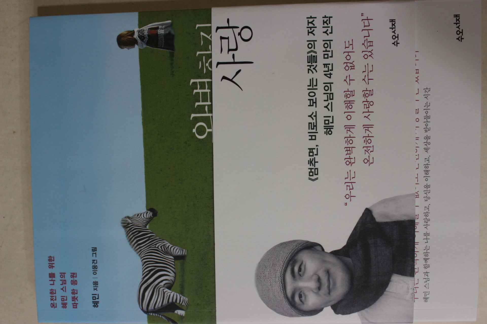 2017년 혜민스님 완벽하지 않은 것들에 대한 사랑