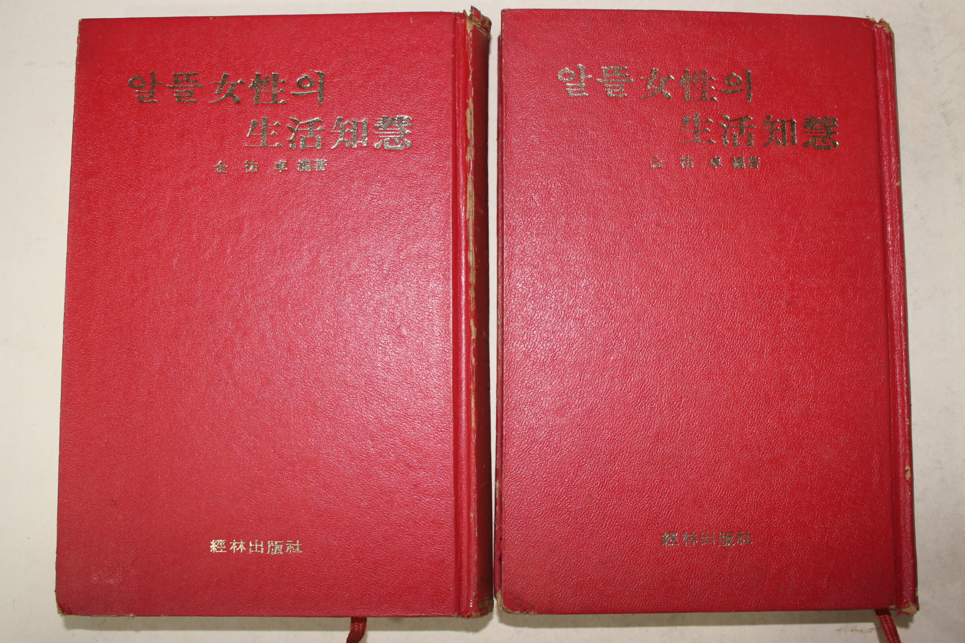 1977년중판 김우탁(金祐卓) 알뜰여성의 생활지혜(알뜰女性의 生活知慧)상하 2책완질