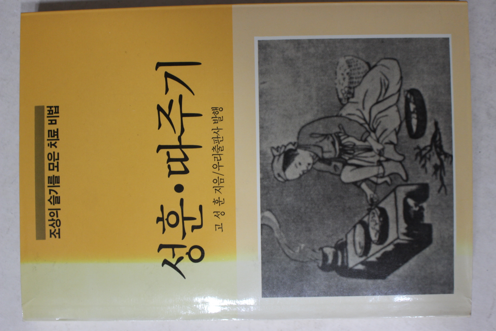 1991년4판 고성훈 조상의 슬기를 모은 치료비법 성훈,따주기