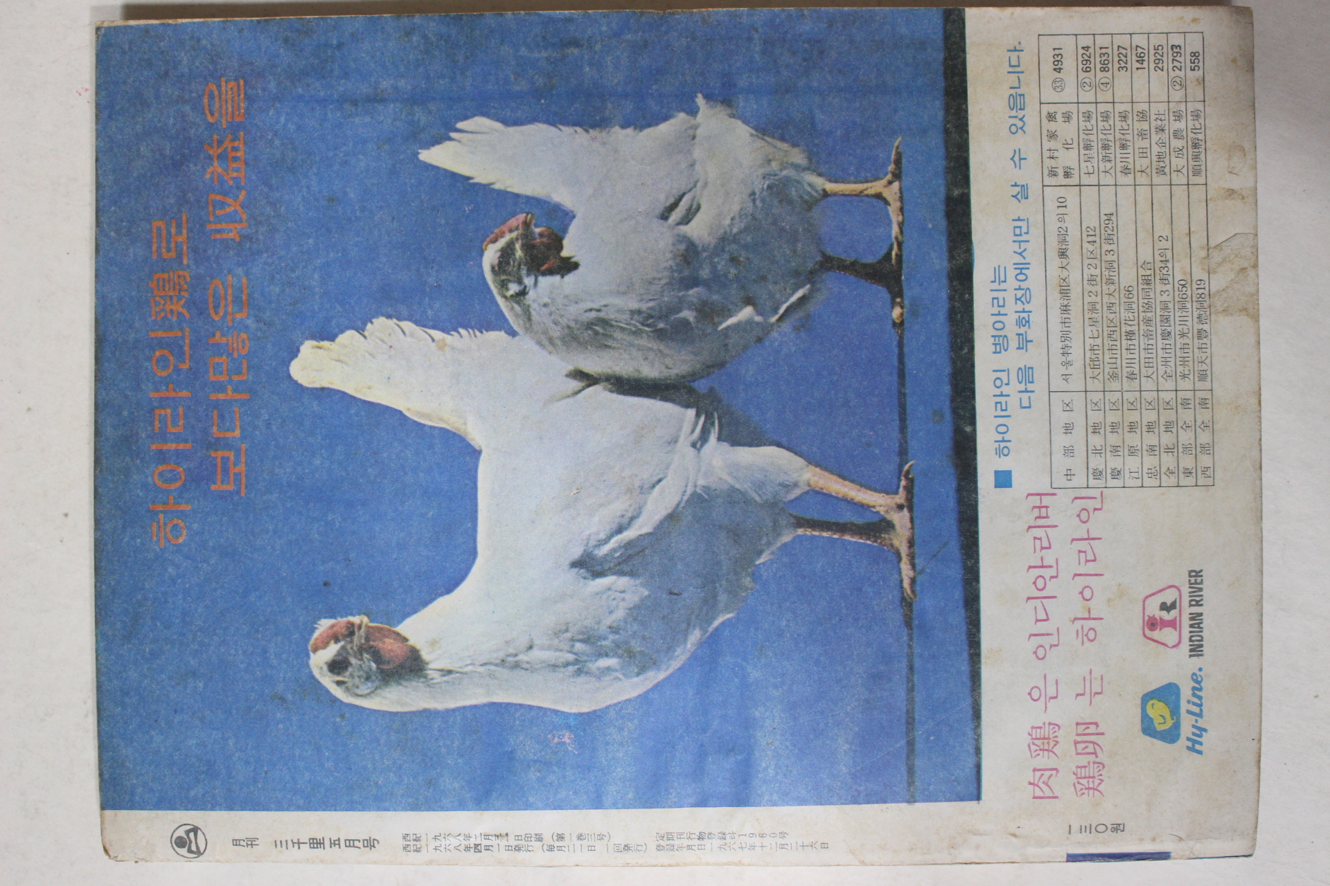 1968년 월간잡지 삼천리(三千里) 5월호