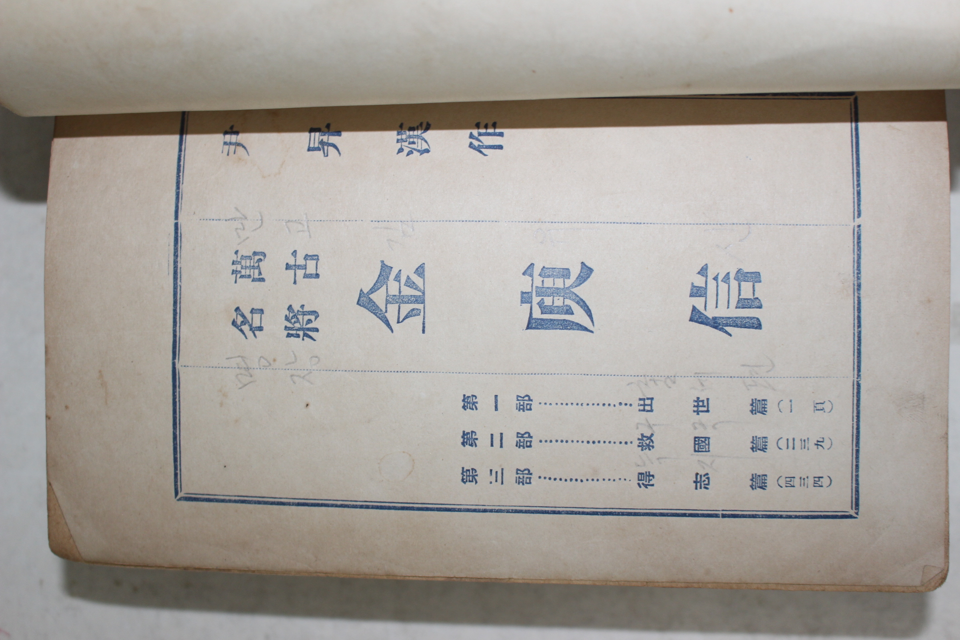 1956년 윤승한(尹昇漢)장편소설 만고명장(萬古名將) 김유신(金庾信)