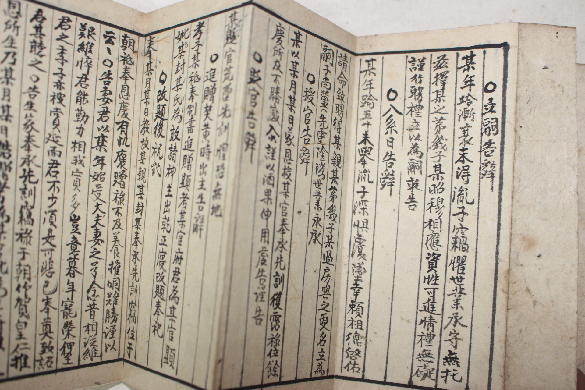 조선시대 수진필사본 축식