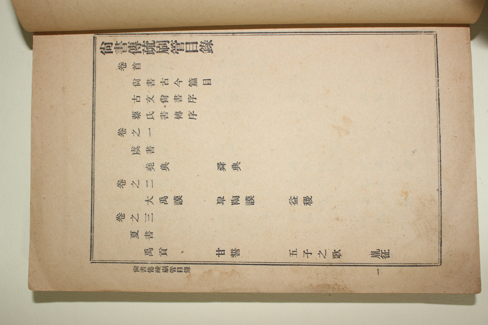 1926년 이규준(李圭晙) 상서전소별관(尙書傳疏刷管 ) 1책완질