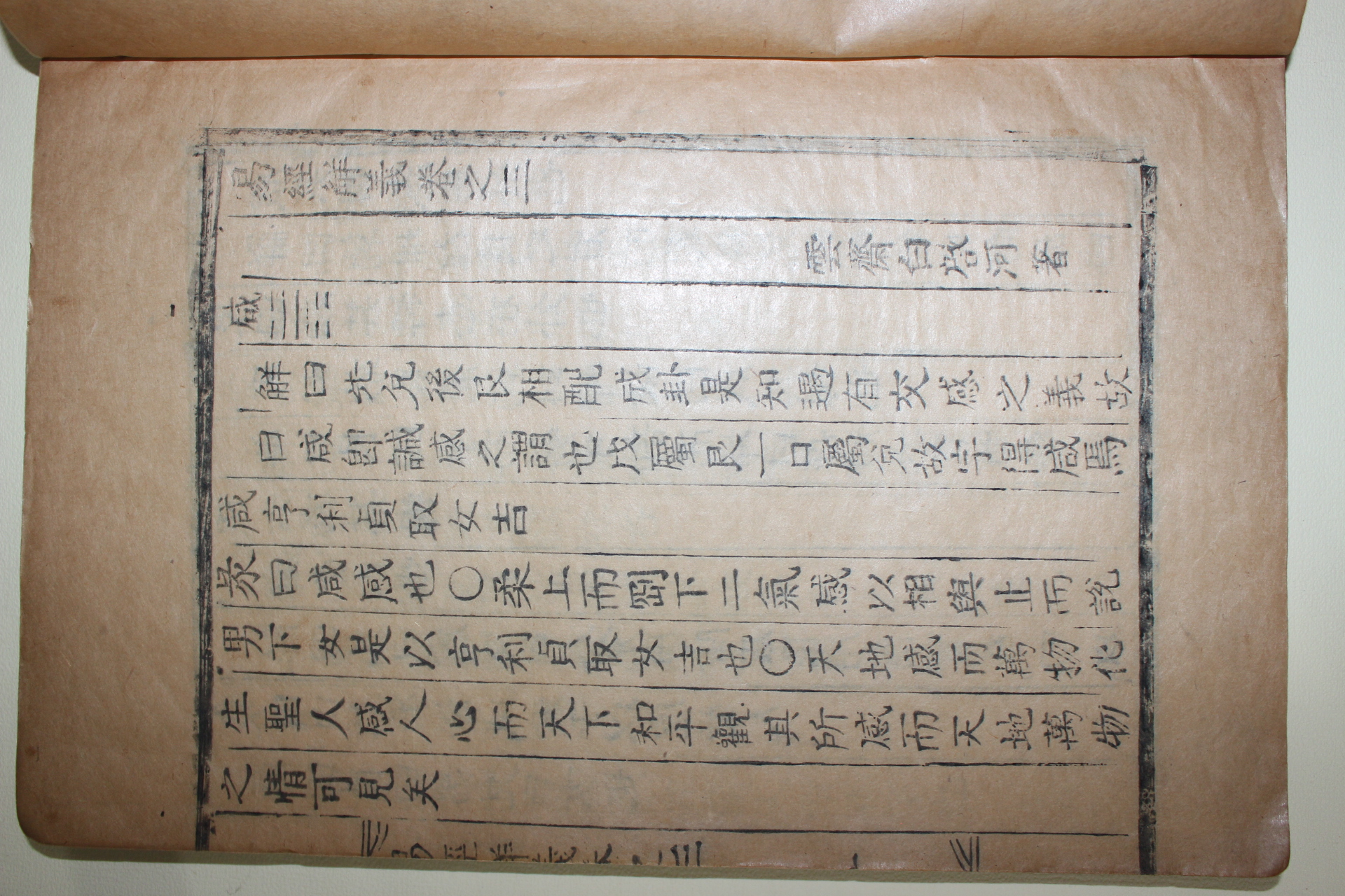 1936년 경산간행 목활자본 백계하(白啓河) 역경해의(易經解義) 4권2책완질