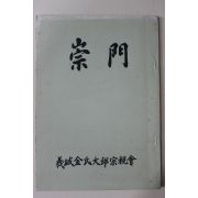 1981년 의성김씨대구종친회 숭문(崇門) 창간호