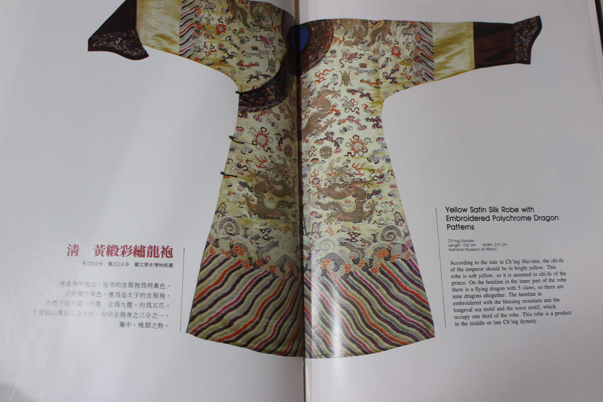 1988년(민국77년) 중국 국립역사박물관 청대복식 도록