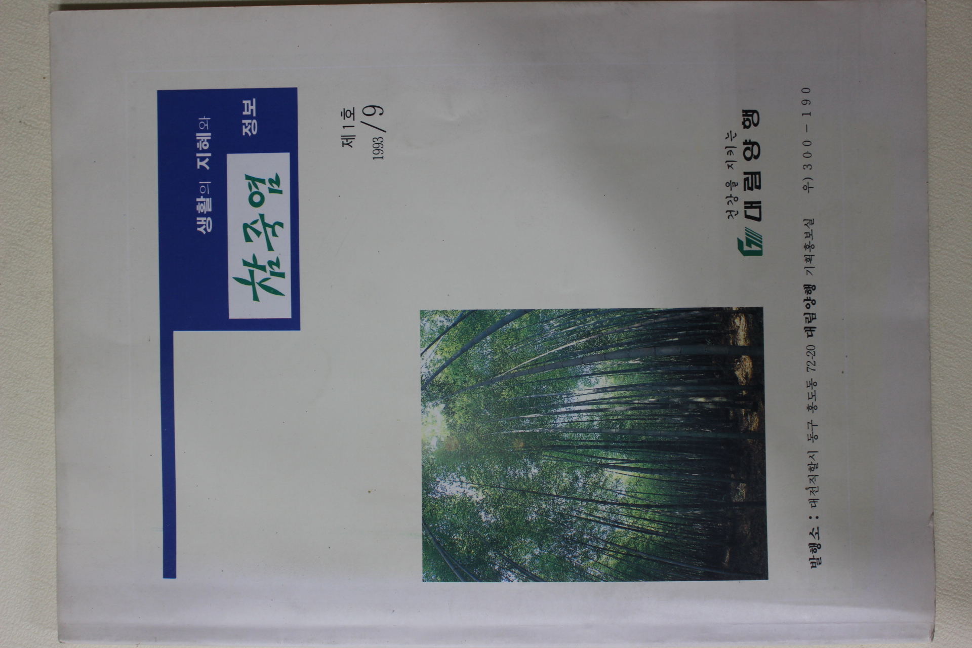 1993년 대림양행 참죽염 제1호 창간호