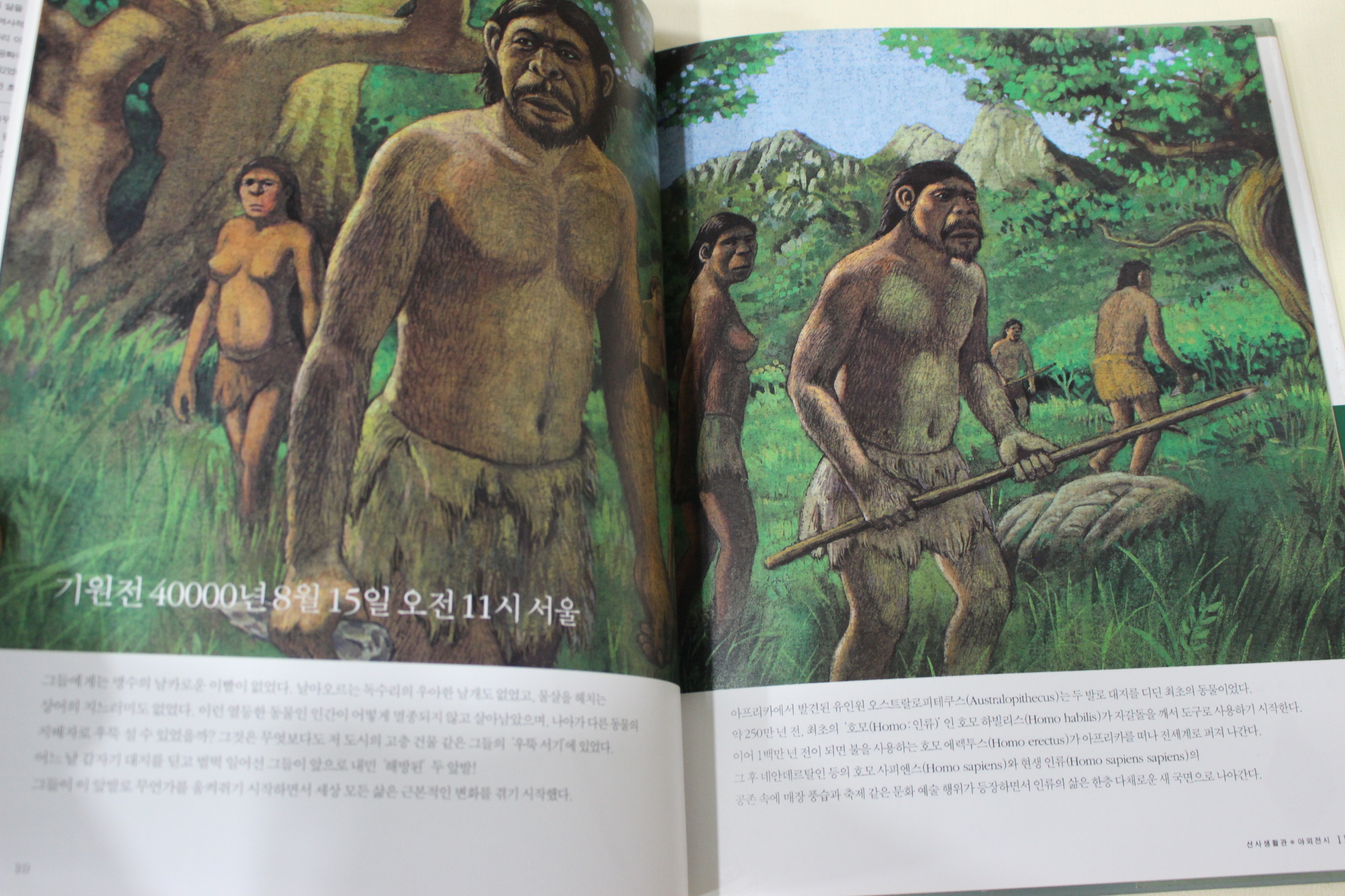 2000년초판 한국생활사박물관 선사생활관 도록