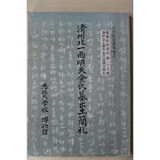 1981년 충북대학교 청주북일면 순천김씨묘 출토간찰