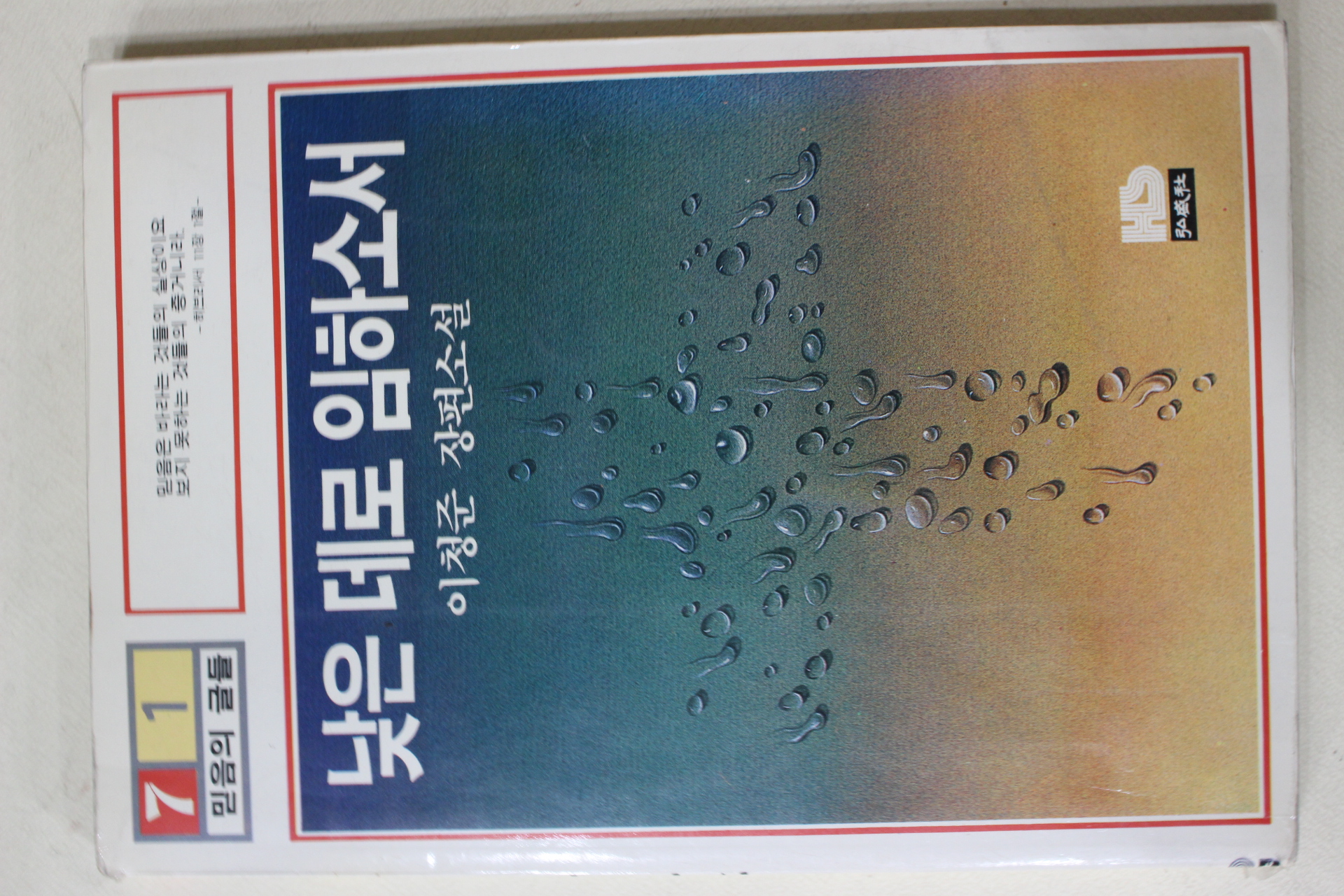 1992년 이청준 장편소설 낮은데로 임하소서