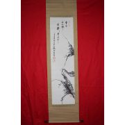 125-종이에 먹 노석(老石) 묵란도