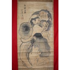 381-에도시기 1700년대 풍속화가 구지(九志) 인물화