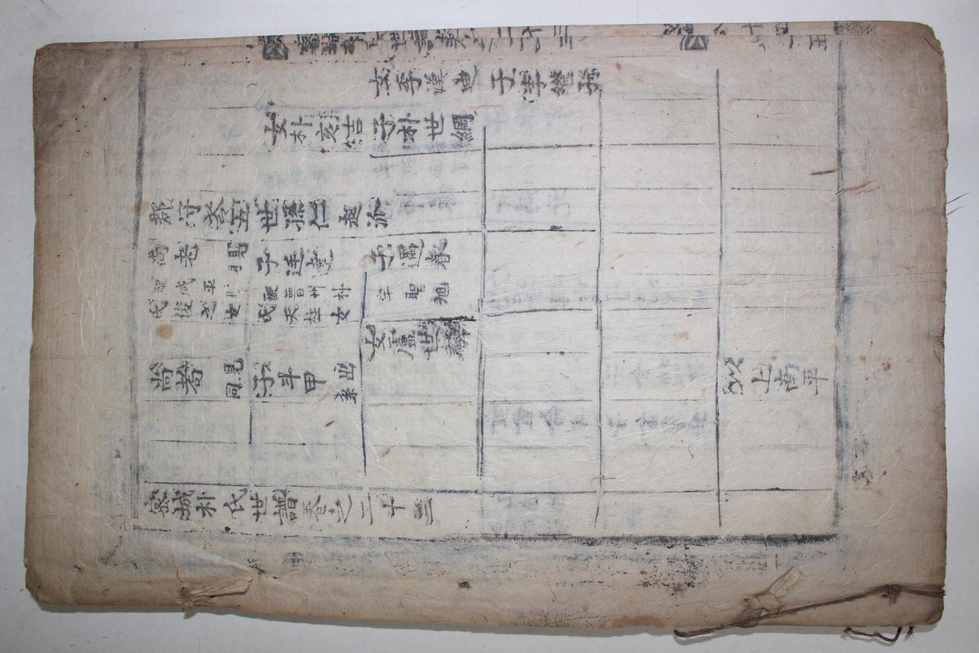 200년이상된 고활자본 밀양박씨세보(密陽朴氏世譜) 권23  1책