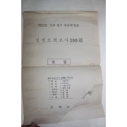 1973년도 고교입시요강에 맞춘 실전모의고사 300문제 농업