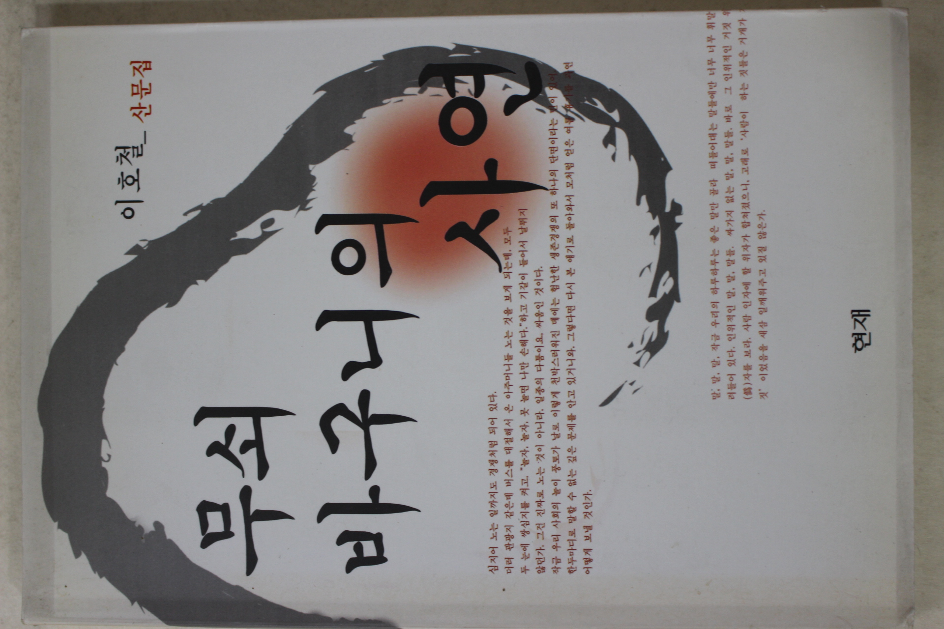 2003년초판 이호철 무쇠바구니의 사연