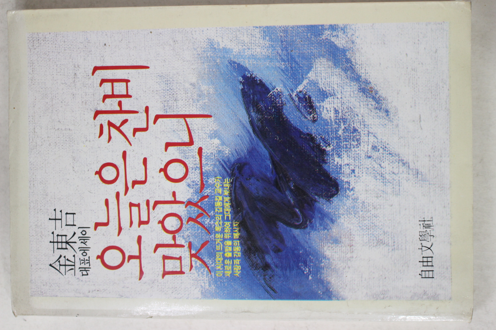 1985년초판 김동길 오늘은 찬비 맞았으니