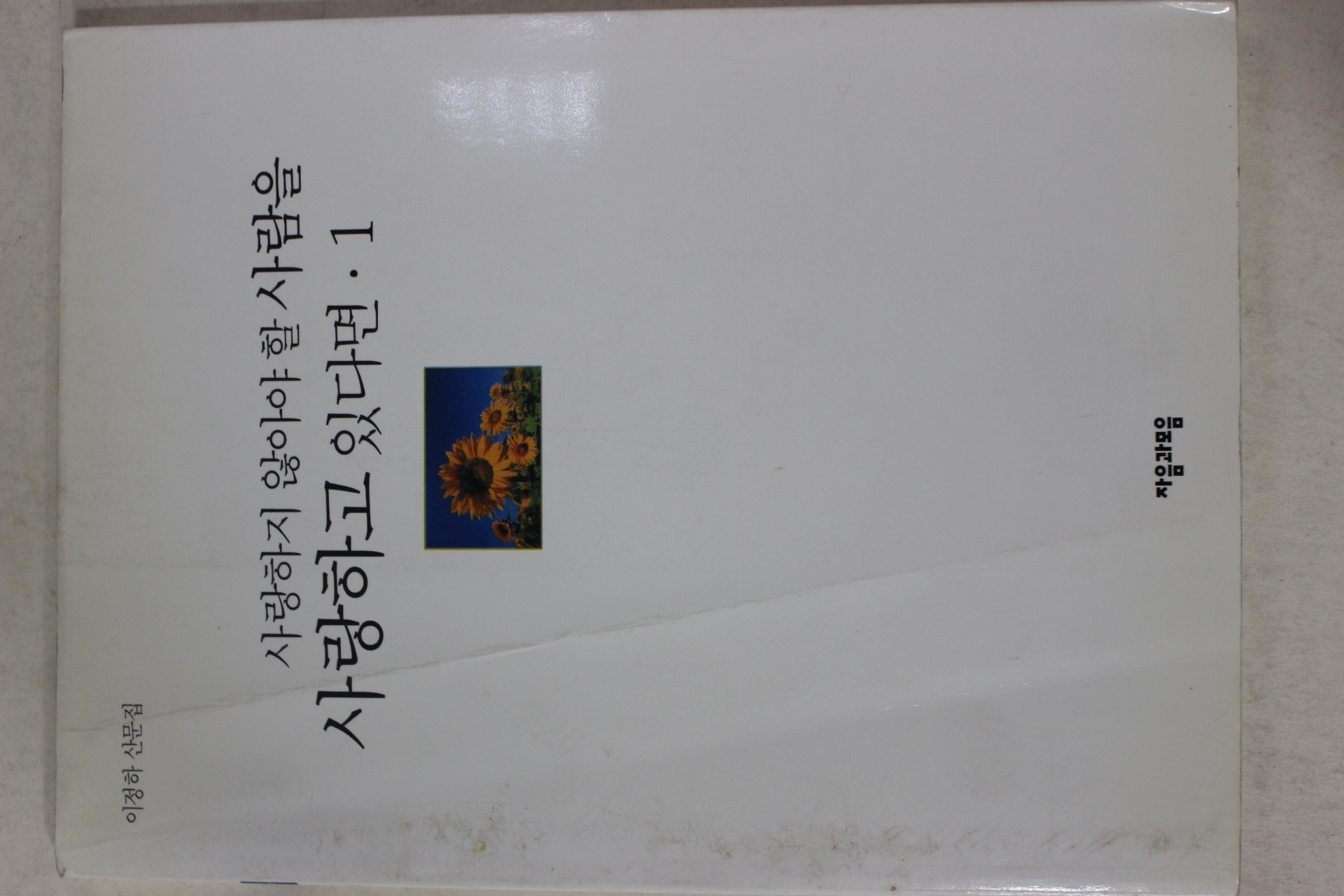 2000년 이정하 사랑히지 않아야 할 사람을 사랑하고 있다면 1