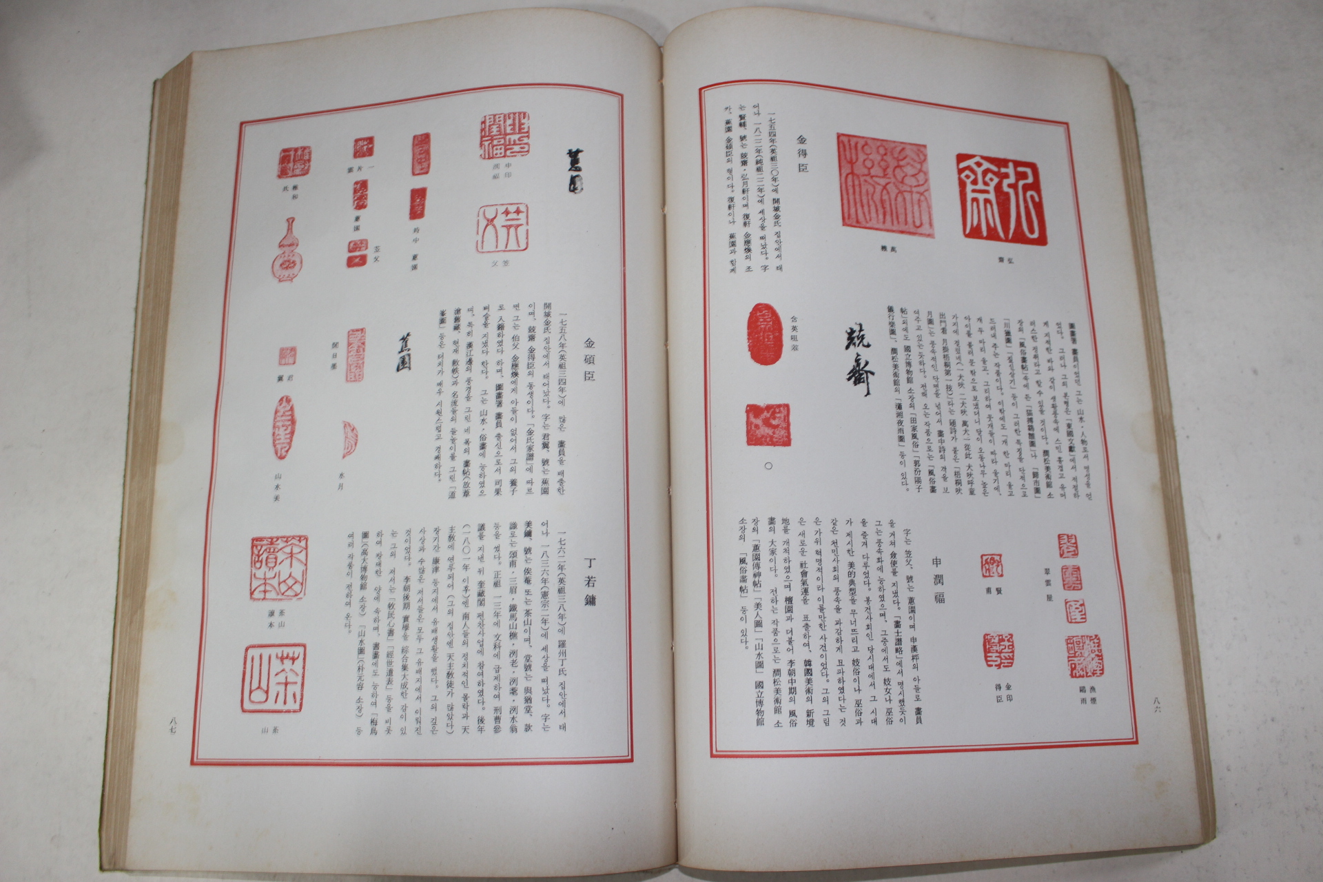 1975년초판 이조회화 별권 인보