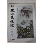 1981년초판 정통 동양화기법 산수편 상권