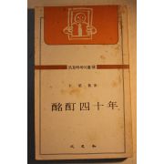 1980년 변영로(卞榮魯) 명정사십년(酩酊四十年)