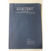 1980년 김정주(金正柱) 해외독립운동사(일본지역편)