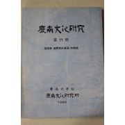 1988년 경상대학교 경남문화연구 제11호(남명학 국제학술회의 특집호)