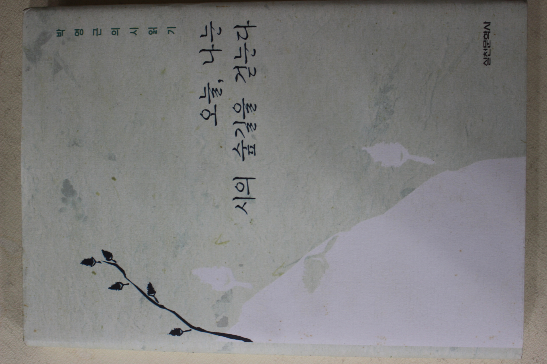 2004년초판 박영근 오늘 나는 시의 숲길을 걷는다