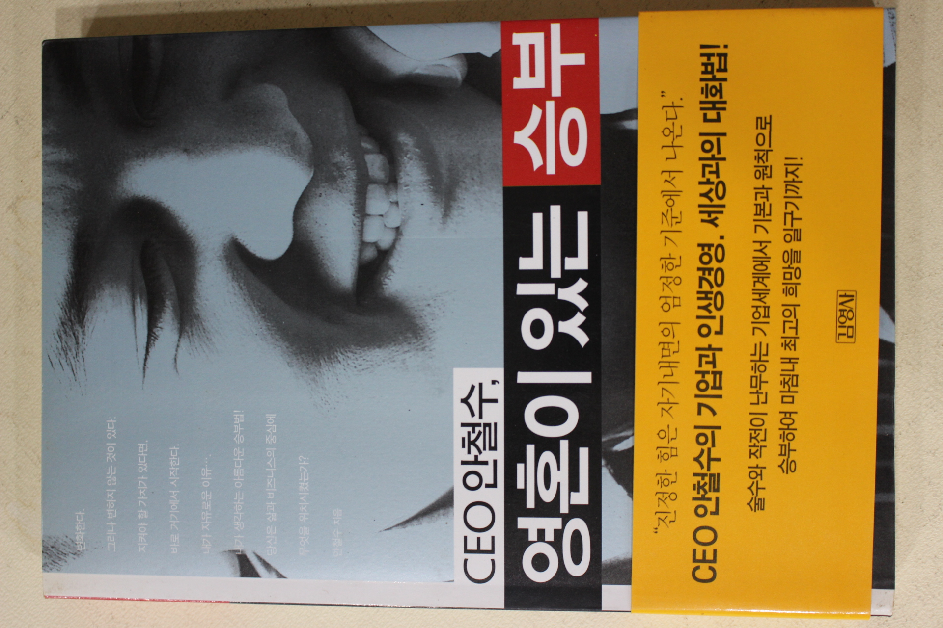 2001년 안철수 영혼이 있는 승부