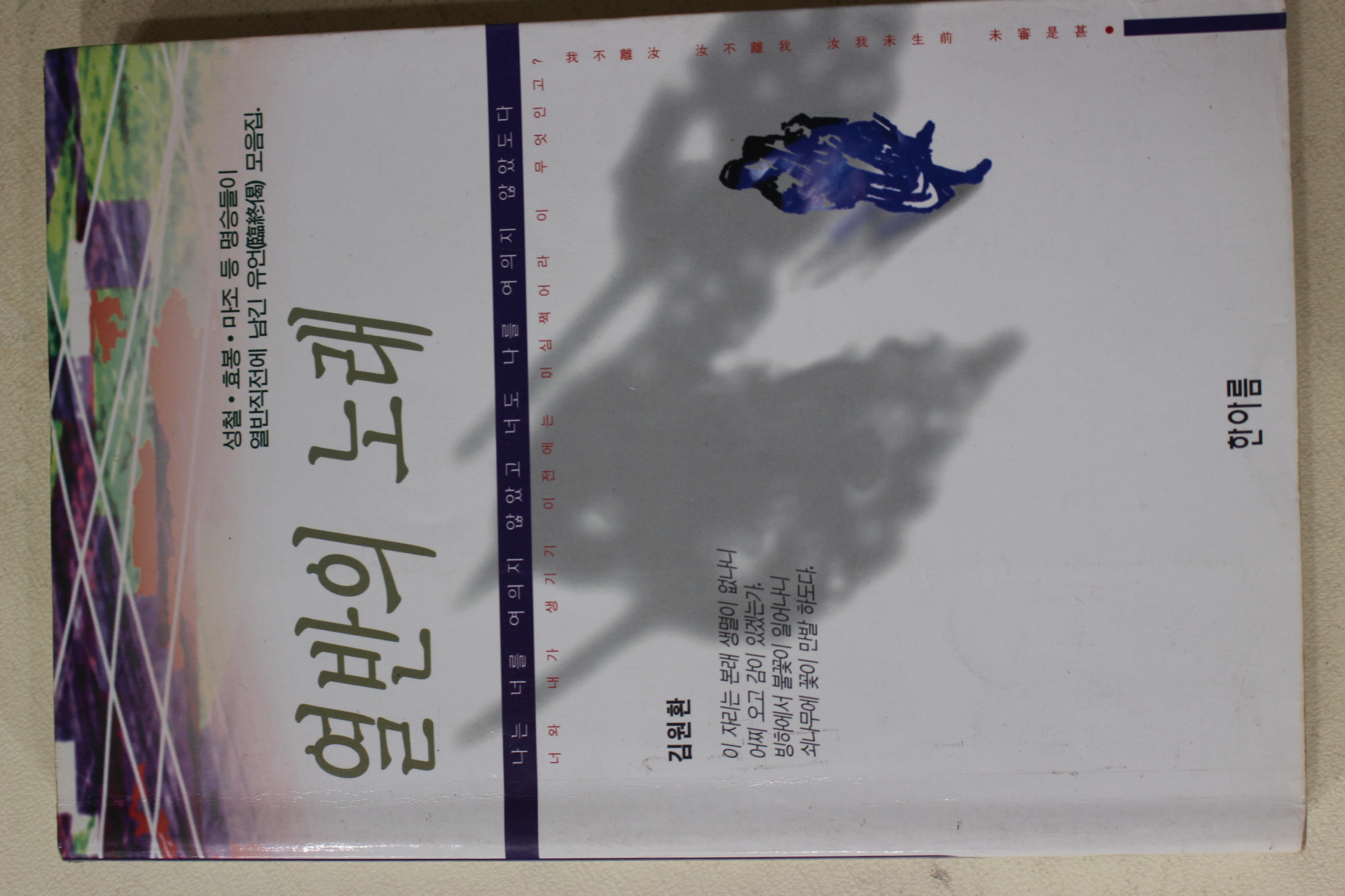 1995년초판 김원환 열반의 노래