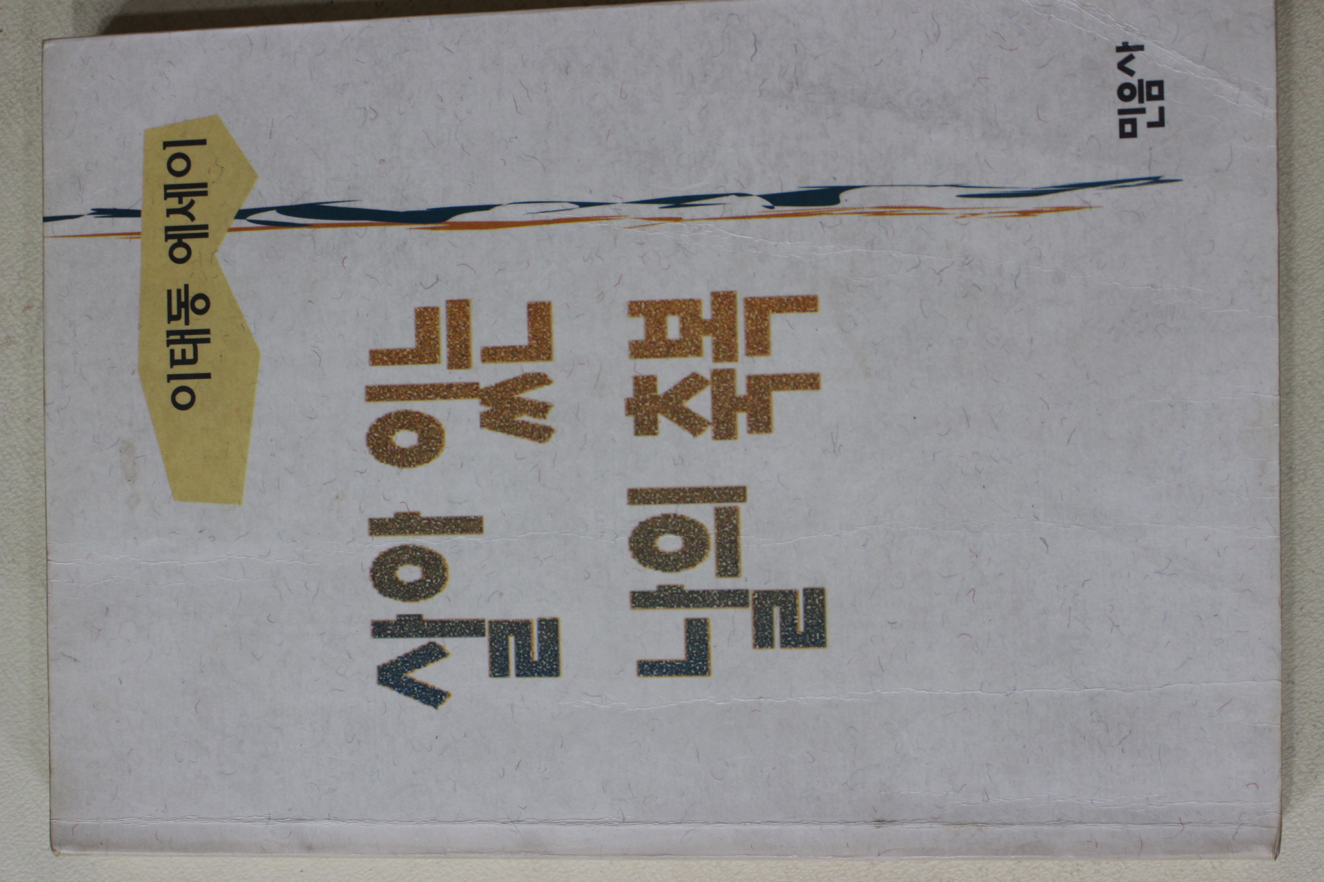 1995년 이태동 살아 있는 날의 축복