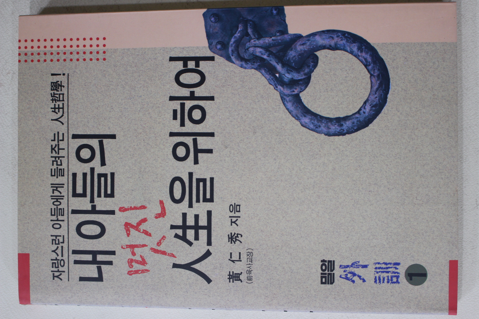1992년초판 황인수(黃仁秀) 내아들의 멋진 인생을 위하여