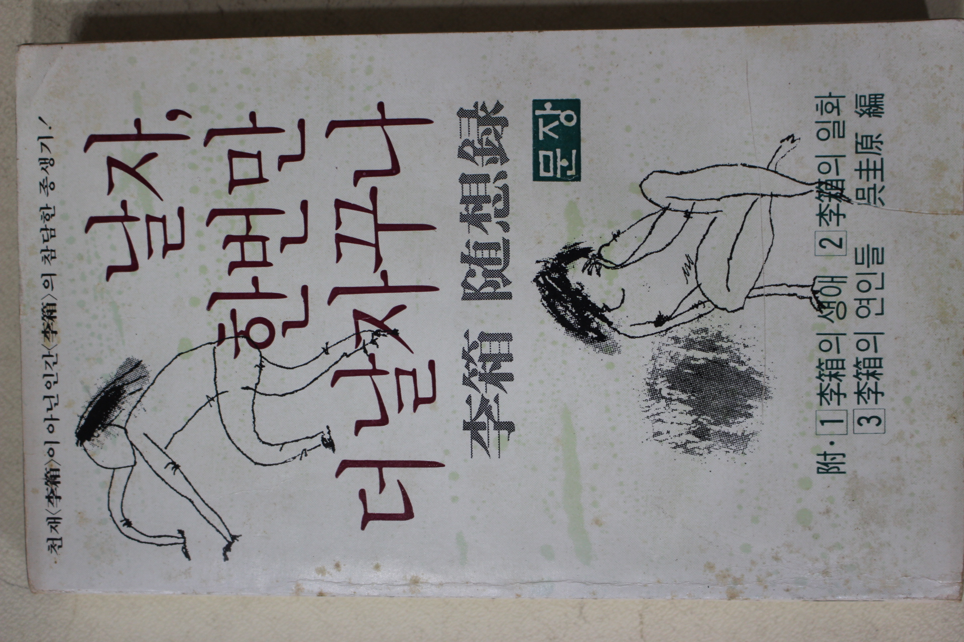 1981년 이상(李箱)수상록 날자 한번만 더날자꾸나