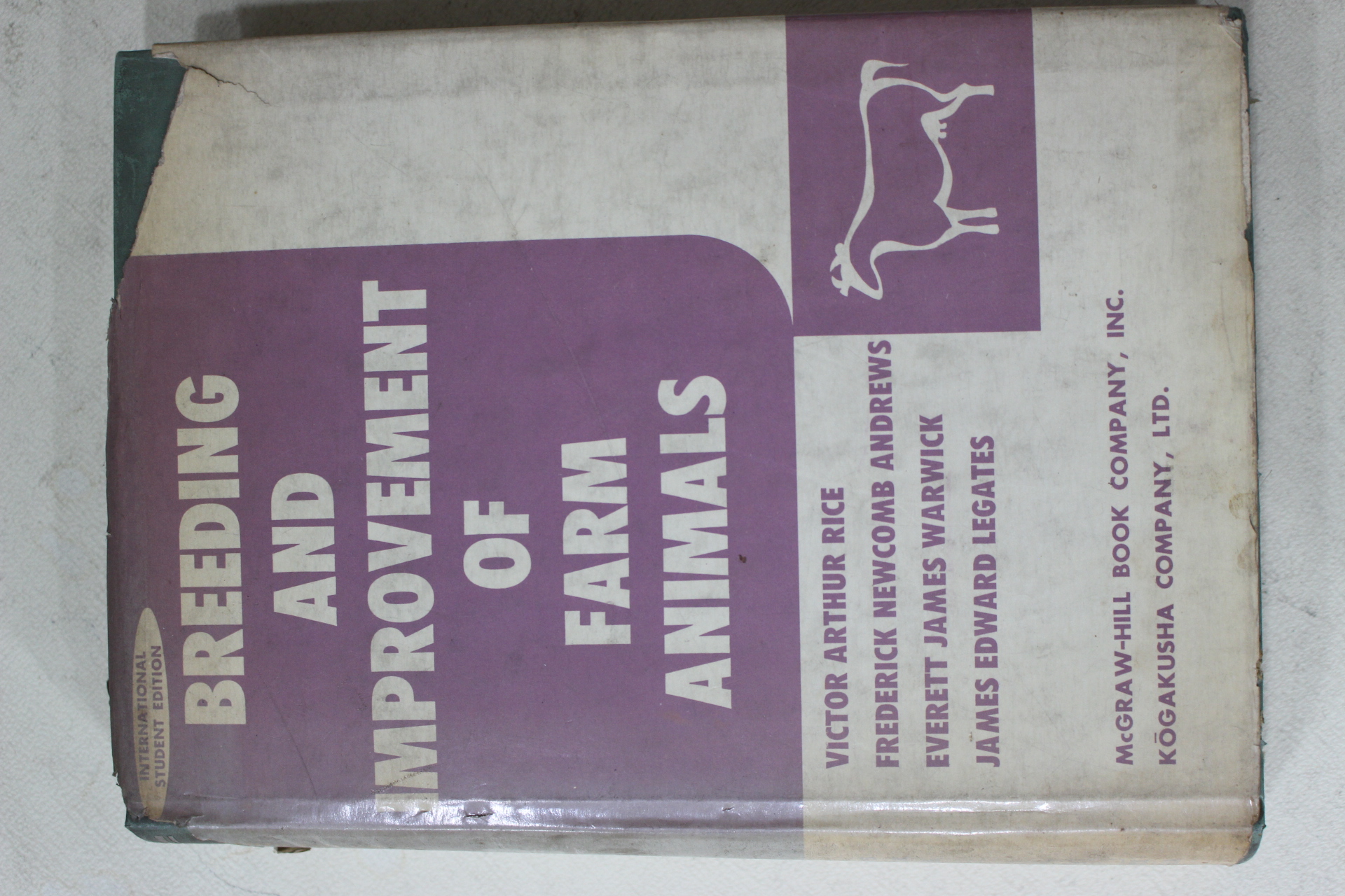 1954년 BREEDING AND IMPROVEMENT OF FARM ANIMALS