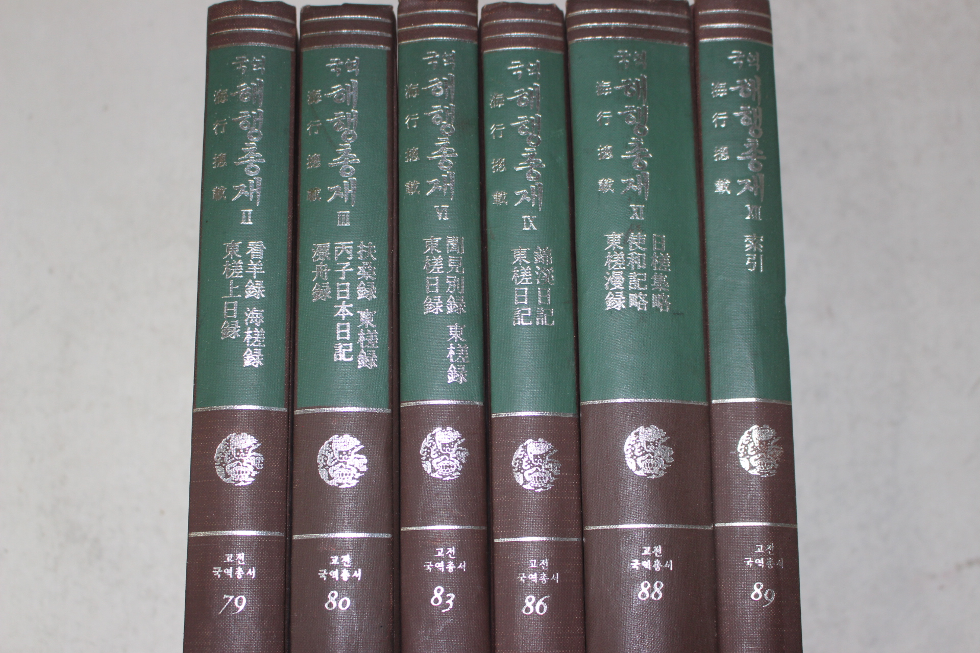 1985년 국역 해행총재 6책