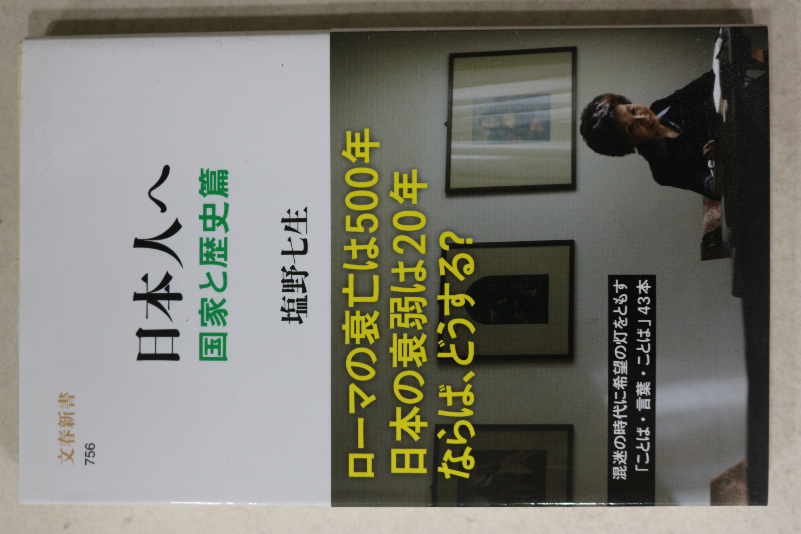2010년(평성22년) 일본간행본 일본인 국가 역사편