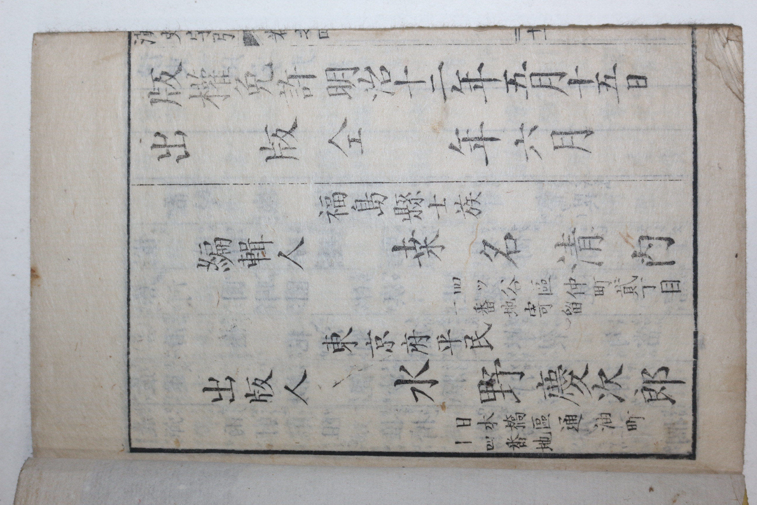 1879년(명치12년) 일본목판본 한사일반자인(漢史一斑字引) 1책완질
