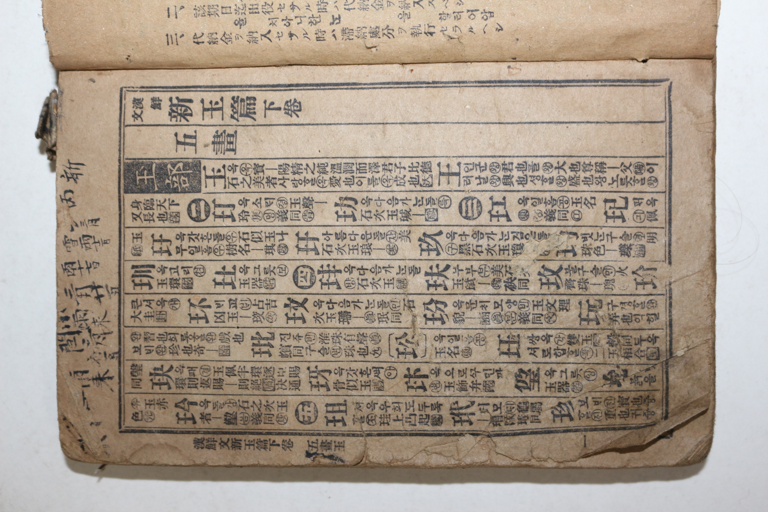 1924년(대정13년)  한선문 신옥편 하권 1책