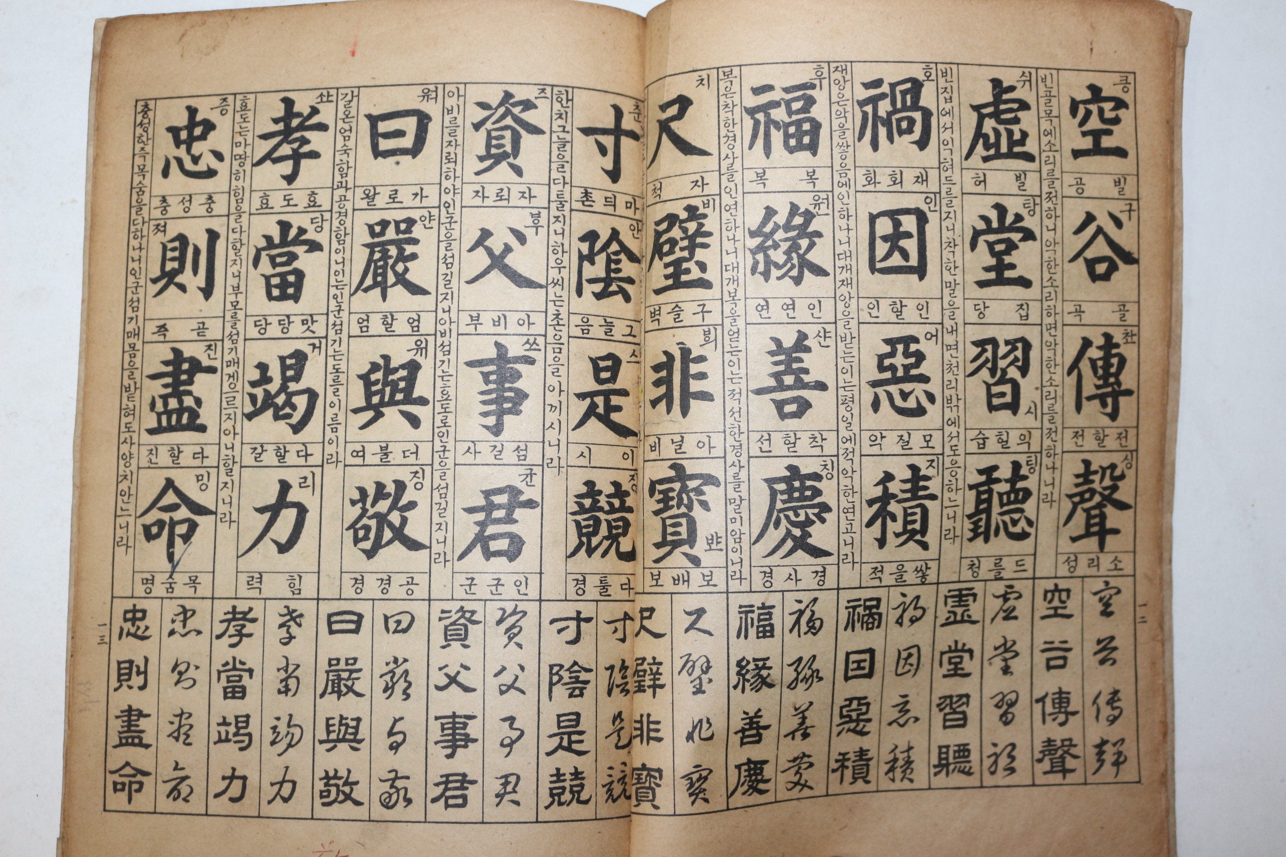1954년 명성출판사 서체천자문(書體千字文)